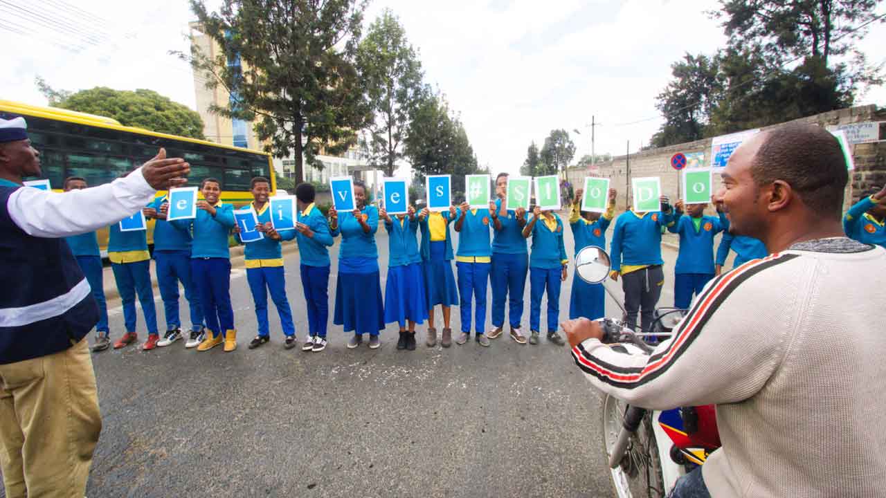 UN Global Road Safety Week campaign event in Ethiopia