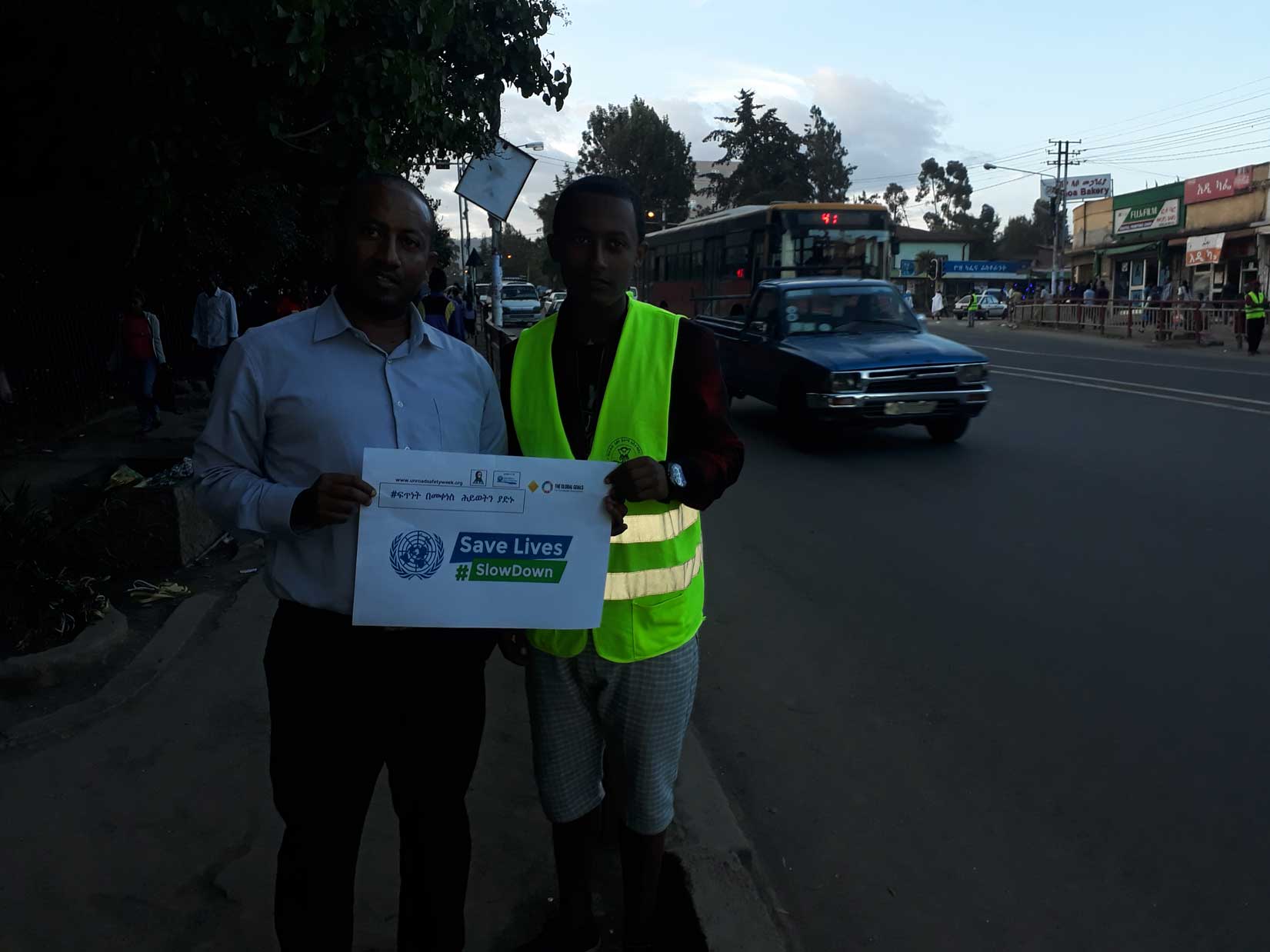 SNA advocacy event for road safety policy